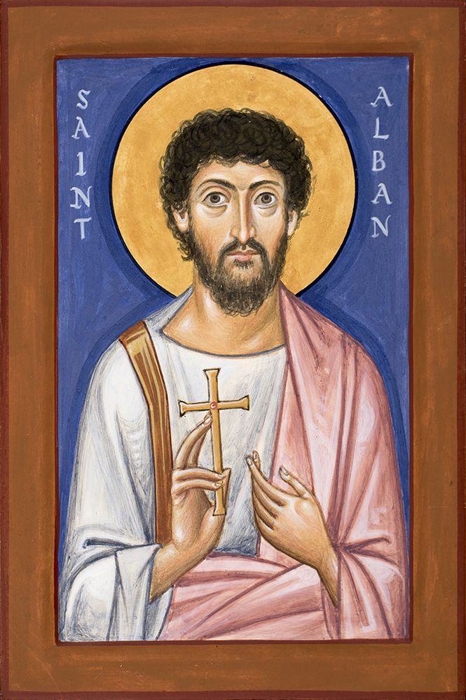 Saint Alban - icon by Aidan Hart