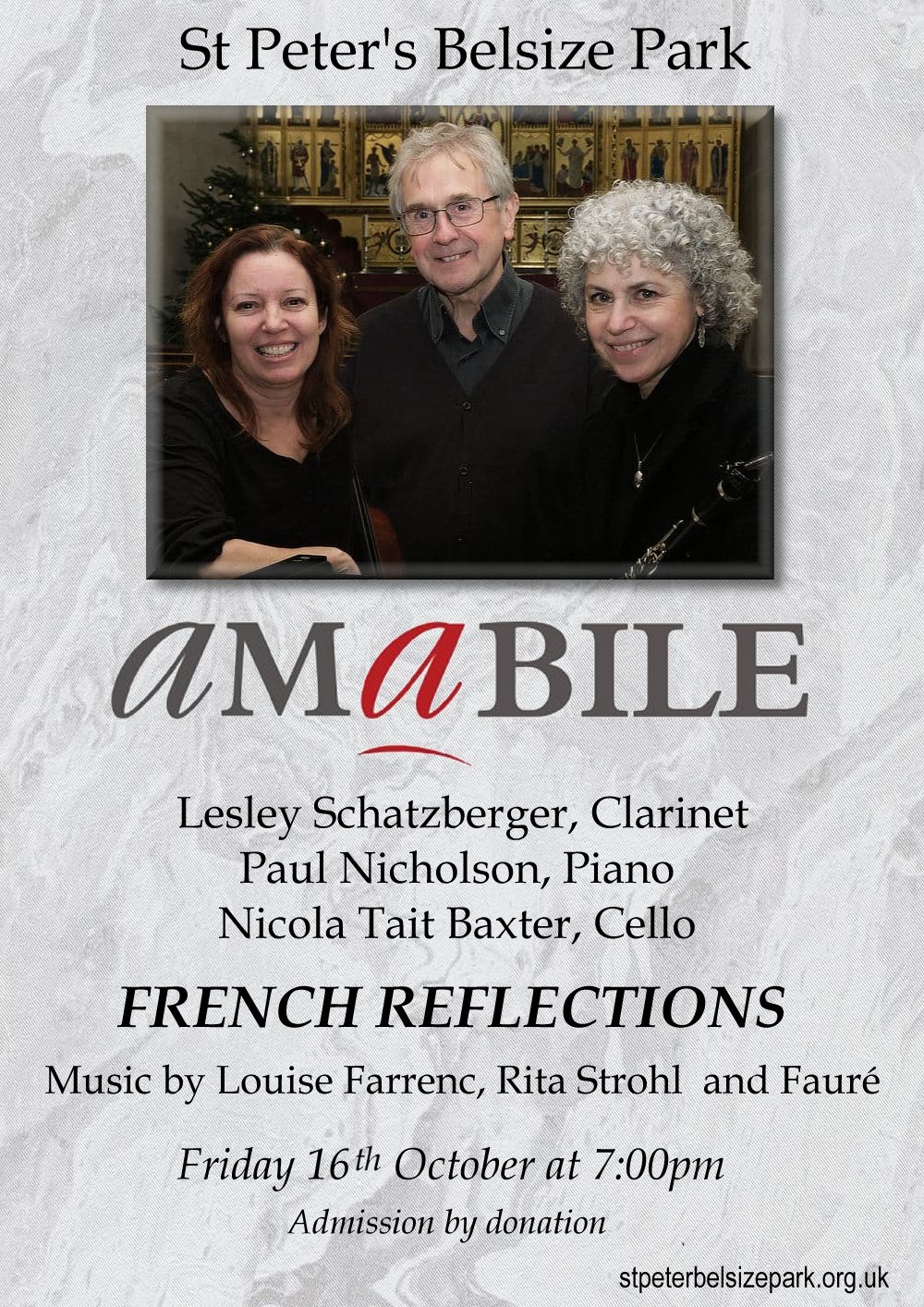 French Reflections - St Peter's Belsize Park