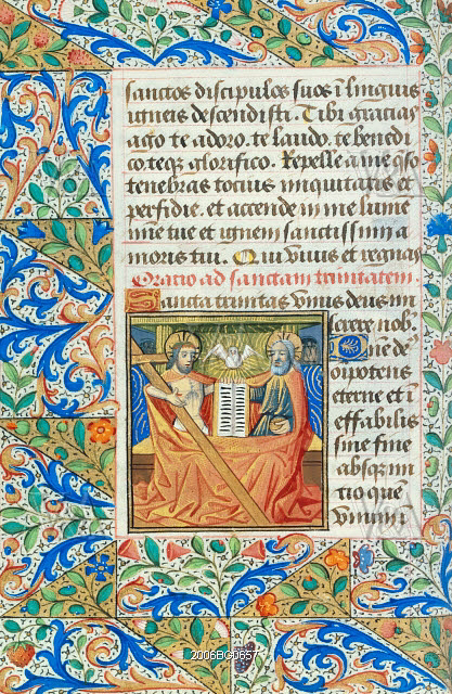 Prayer to the Holy Trinity from the Playfair Book of Hours (Victoria & Albert Museum)