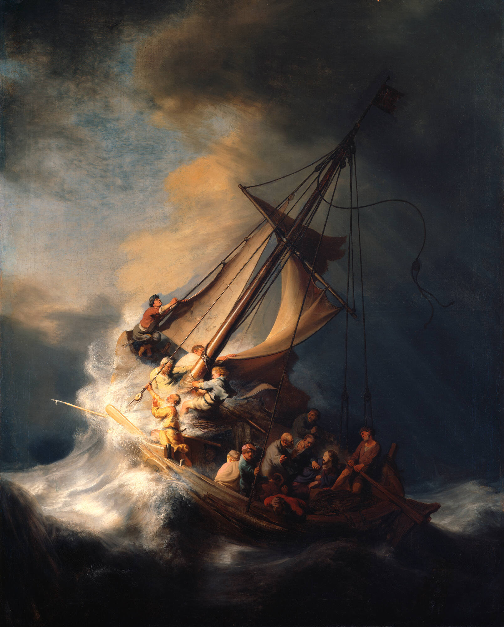 Christ in the Storm in the Sea of Galilee by Rembrandt