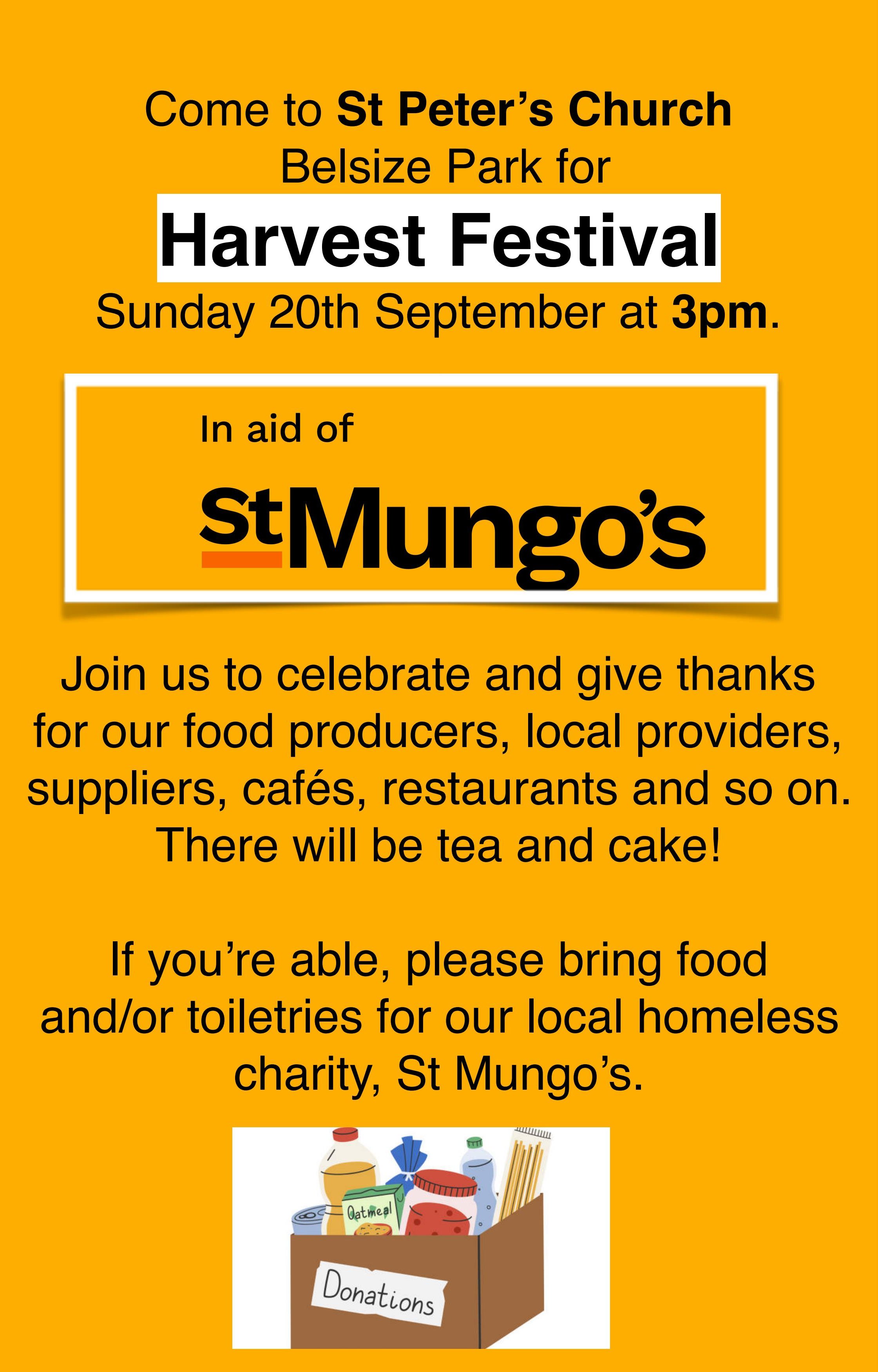 Harvest Festival - St Peter's Belsize Park